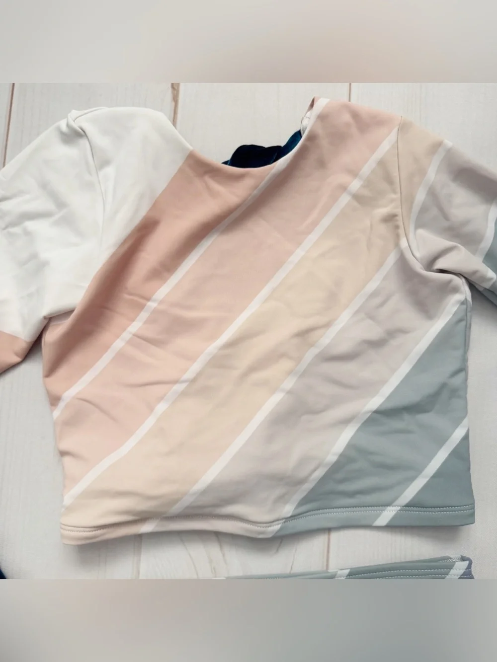 Saint Ida Ocean Tide Two Piece Rash Guard